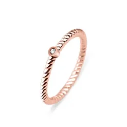 Paul Hewitt Ringe-Ring Rope North Star Rose Gold - PH-FR-STRO-R