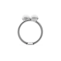Paul Hewitt Ringe-Ring Rope Pearl Silver - PH-FR-ROPE-S
