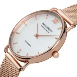 Paul Hewitt Metallarmband-Sailor Roségold Weiss (33 mm) - PH-W-0320