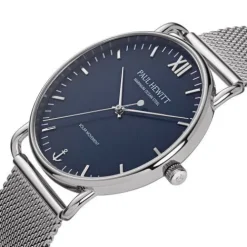 Paul Hewitt Metallarmband-Sailor Silber Blau (39 mm) - PH-W-0325