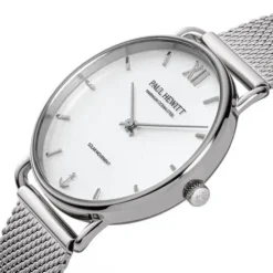 Paul Hewitt Metallarmband-Sailor Silber Weiss (33 mm) - PH-W-0318