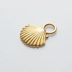 Paul Hewitt Charms/Beads-Scallop Shell Charm Gold - PH-JE-0435