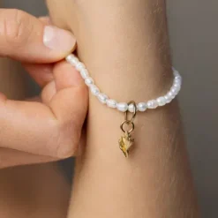 Paul Hewitt Charms/Beads-Sea Shell Charm Gold - PH-JE-0423