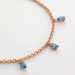 Paul Hewitt Armbänder-Sterling Armkette Tear Drop Roségold - PH004312