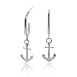 Paul Hewitt Ohrringe-The Anchor II Hoops Ohrring Silber - PH-JE-1245