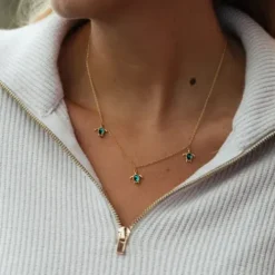 Paul Hewitt Halsketten-Turtle Halskette Aquamarine Gold - PH-JE-1580