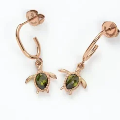 Paul Hewitt Ohrringe-Turtle Hoops Ohrring Roségold - PH-JE-0181