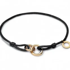 Paul Hewitt Armbänder-Waves Colour Armband Gold Schwarz - PH-FB-0289