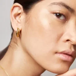 Paul Hewitt Ohrringe-Waves Ohrstecker Gold - PH-JE-0175