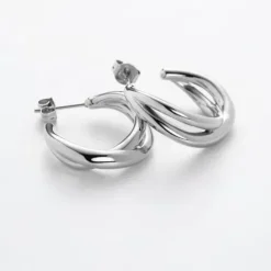 Paul Hewitt Ohrringe-Waves Ohrstecker Silber - PH-JE-0177