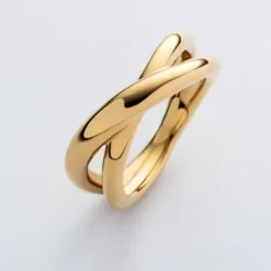 Paul Hewitt Ringe-Waves Twisted Ring Gold