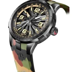 Perrelet Silikonarmband-Turbine Pilot Camo - A1095/5