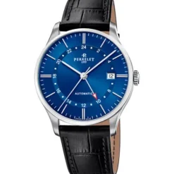 Perrelet Lederarmband-Weekend GMT - A1304/3
