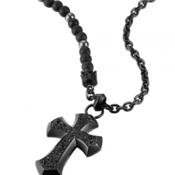 Police (Kette mit) Kreuz-Affix Halskette - PEAGN0004906