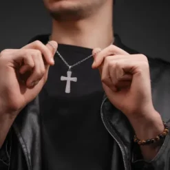 Police (Kette mit) Kreuz-Cruz Halskette - PEAGN0037801