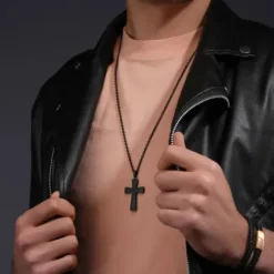 Police (Kette mit) Kreuz-Cruz Halskette - PEAGN0037802