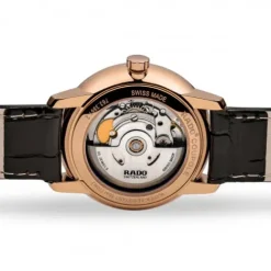Rado Lederarmband-Coupole Classic Automatic Diamonds - R22861765