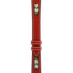 Rhein Fils Uhrenarmbänder-Michel Jordi Edelweiss Rot Schwarz - BR1991.22