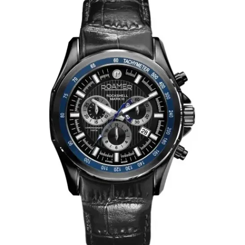 Roamer Lederarmband-Rockshell Mark III Chrono - 220837 45 85 05