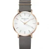 Rosefield Lederarmband-The West Village (33 mm) - WEGR-W75