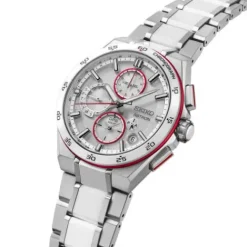 Seiko Metallarmband-Astron GPS Solar Dual Time Chronograph Médecins Sans Frontières Limited Edition - SSH173J1