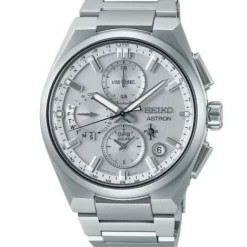 Seiko Metallarmband-Astron GPS Solar Dual Time Chronograph - SSH159J1