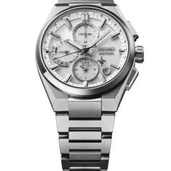 Seiko Metallarmband-Astron GPS Solar Dual Time Chronograph - SSH159J1