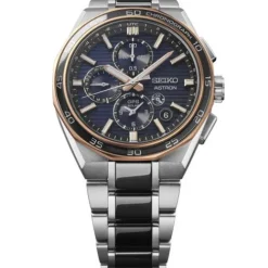 Seiko Metallarmband-Astron GPS Solar Dual Time Chronograph - SSH180J1
