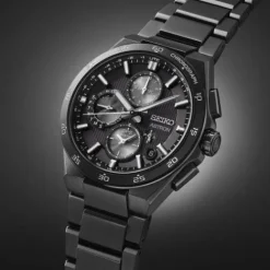 Seiko Metallarmband-Astron GPS Solar Dual Time Chronograph - SSH155J1