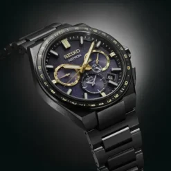 Seiko Metallarmband-Astron GPS Solar Dual Time Limited Edition - SSH145J1
