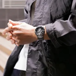 Seiko Metallarmband-Astron GPS Solar Dual Time Chronograph - SSH151J1