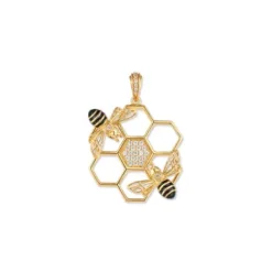 Seinerzeit Anhänger-Bommel Bienen Anhänger - SZA-3960-422