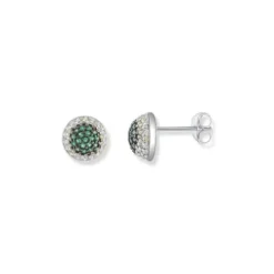 Seinerzeit Ohrringe-Emerald Bambus Ohrstecker - SZA-2990-320