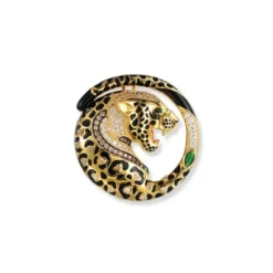 Seinerzeit Anhänger-Kiani Leoparden Anhänger/Brosche - SZA-3960-410