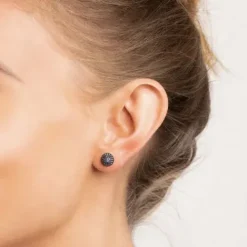 Seinerzeit Ohrringe-Saphire Bambus Ohrstecker - SZA-2990-316