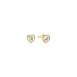 Sif Jakobs (Kette mit) Herz-Amorino Ohrstecker - SJ-E2492-CZ-YG