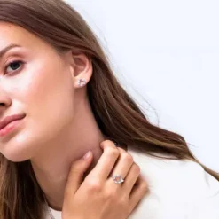 Sif Jakobs Ohrringe-Biella Uno Piccolo Ohrstecker - SJ-E337-XCZ
