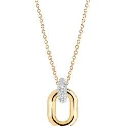 Sif Jakobs Halsketten-Capri Due Halskette - SJ-P62018-CZ-SG45-60