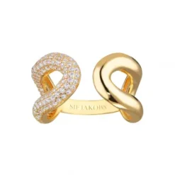 Sif Jakobs Ringe-Capri Due Ring - SJ-R62015-CZ-SG