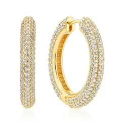 Sif Jakobs Ohrringe-Carrara Grande Ohrringe - SJ-E2475-CZ-YG