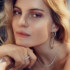 Sif Jakobs Ohrringe-Ellera Ovale Grande Ohrringe - SJ-E2413-CZ