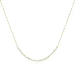 Sif Jakobs Halsketten-Ellera Ovale Halskette - SJ-N2415-CZ-YG