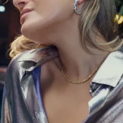 Sif Jakobs Halsketten-Ellera Ovale Halskette - SJ-N2415-CZ-YG