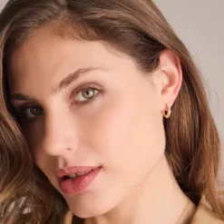 Sif Jakobs Ohrringe-Ellera Ovale Medio Ohrringe - SJ-E2412-CZ-YG