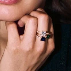 Sif Jakobs Ringe-Ellera Quadrato Ring - SJ-R42280-GCZ-YG