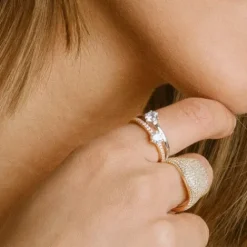 Sif Jakobs Ringe-Ellera Uno Grande Ring - SJ-R42282-CZ-YG