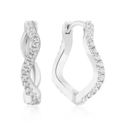 Sif Jakobs Ohrringe-Ellera Waves Grande Ohrringe - SJ-E3869-CZ