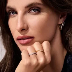 Sif Jakobs Ringe-Ellera Waves Ring - SJ-R3869-CZ