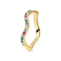 Sif Jakobs Ringe-Ellera Waves Ring - SJ-R3869-XCZ-YG