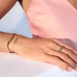 Sif Jakobs Ringe-Ellera Waves Ring - SJ-R3869-XCZ-YG